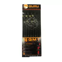 Guru Banded Hair Rigs - QM1 - 4"/10cm - roz.10 / 0.19mm