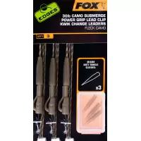 FOX Submerge Camo Power Grip Lead Clip Kwik Change 40lb Kit x3