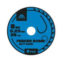 MIKADO PRZYPON FEEDER BOMB - Z GUMKĄ - hak bez zadziora