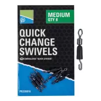 PRESTON QUICK CHANGE SWIVELS - SMALL