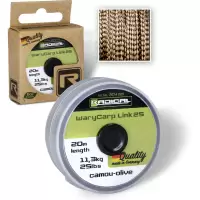 Ø0,45mm Radical Plecionka WaryCarp 25 20m 11,3kg,25lbs camou-olive