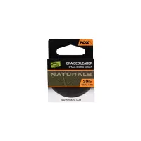 FOX Naturals Braided Leader x20M 30lb/13.6kg