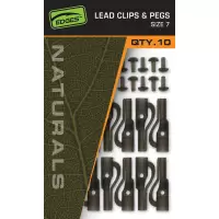 FOX Naturals Size 7 Lead Clips & pegs