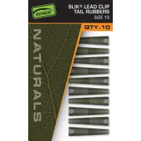 FOX EDGES™ Naturals Slik Lead Clip Tail Rubber - Size 10