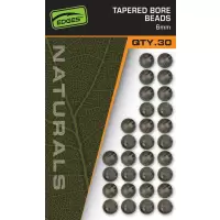 FOX Naturals 6mm Tapered Bore Beads X 30