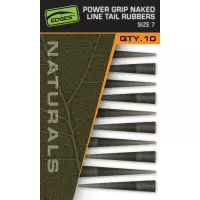 FOX Edges Naturals Power Grip Naked line tail rubbers size 7 x 10