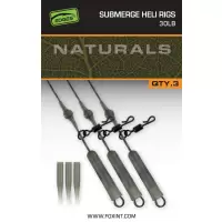 FOX Naturals Submerged Heli Rigs 30lb x 3