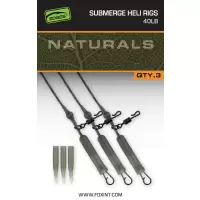 FOX Naturals Submerged Heli rigs 40lb x 3