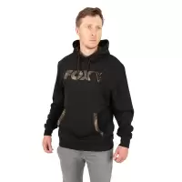 Fox LW Black/Camo Print Pullover Hoody