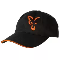 FOX Black & Orange Baseball Cap