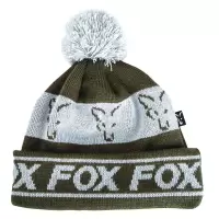 FOX Green & Silver Lined Bobble