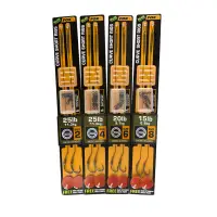 FOX EDGES Curve Short Ready Rigs - Weedy Green 25lb, Size 4