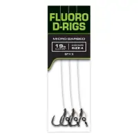 Carp Ready Rigs - Fluoro D-Rig - 6 (x3)