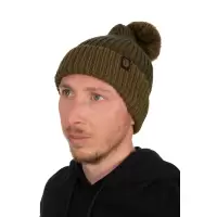 FOX Heavy Knit Bobble Hat Olive