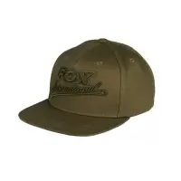 FOX Khaki Flat peak College Snapback