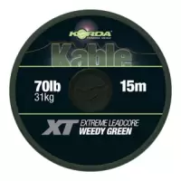 KORDA Kable XT Extreme Leadcore 70lb 15m Green