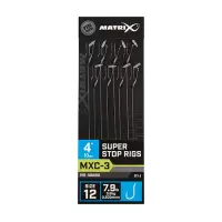 Matrix MXC-3 4” Super Stop Rigs  Size 12 / 0.20mm