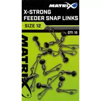 MATRIX X-Strong Feeder Bead Snap Links Size 12