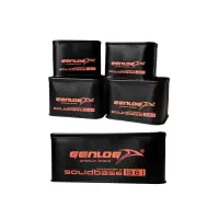 Zestaw 5 pojemników GENLOG EVA Solid Base Carbon O-38x24x15+4