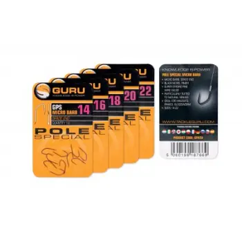 Guru  Pole Special Hook (Barbed/Spade End)