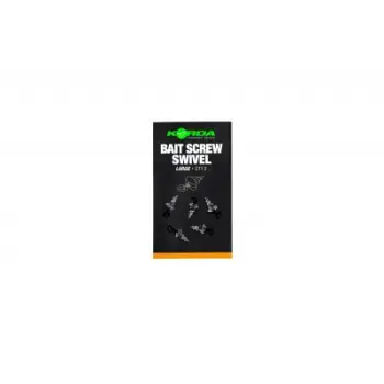 Korda - Micro Ring Swivel Bait Screw Large (5pcs)