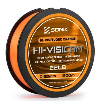 SONIK HI-VISICAM 15LB 1200M ORANGE