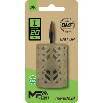 MIKADO KOSZYCZEK - BAIT UP FEEDER - Q.M.F. rozm. L - 20g - op.1szt.