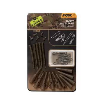 FOX EDGES Camo Safety Lead Clip Kit Size 7