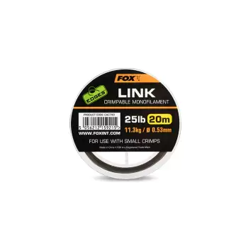 FOX Edges Link Trans Khaki Mono 25lb/0.53mm