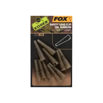 FOX EDGES Camo Safety Lead Clip Tail Rubbers (Size 7)