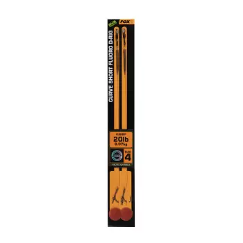 FOX Edges Curve Short Fluoro D-Rig 4 - 20lb Illusion x 2