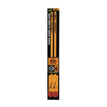 FOX Edges Curve Short Fluoro D-Rig 6 - 20lb Illusion x 2