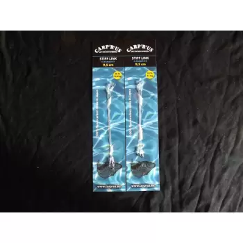 Carp'R'Us - STIFF LINK - 9.5 cm - 30 lb - oval ring/loop (3 szt)