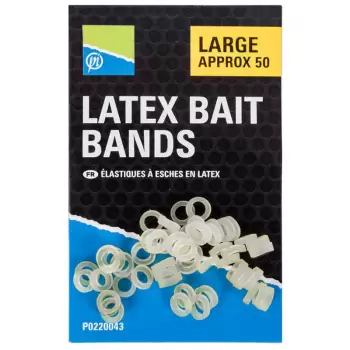 PRESTON LATEX BAIT BANDS - LARGE