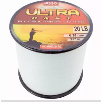 Żyłka ASSO - Ultra Cast Fluo White 0,39mm 1000m