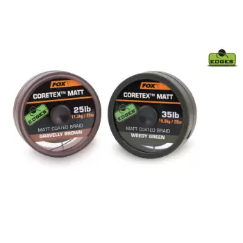 FOX EDGES Coretex Matt - Weedy Green 25lb - 20m FOX EDGES Coretex Matt - Weedy Green 25lb - 20m