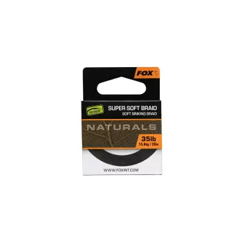 FOX Naturals Soft Braid hooklength 20m 35lb