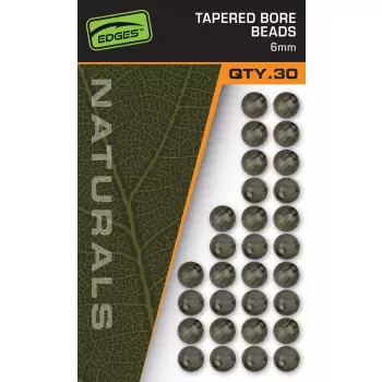 FOX Naturals 6mm Tapered Bore Beads X 30