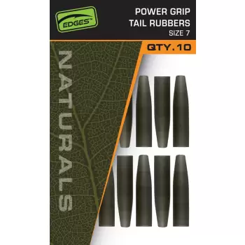 FOX Edges Naturals Power Grip tail rubbers size 7x 10