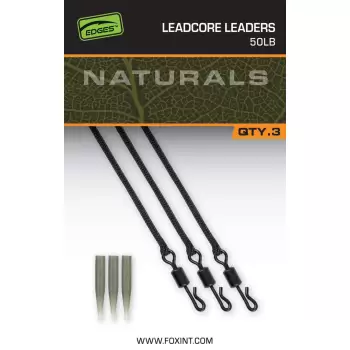 FOX Naturals Leadcore Leaders x 3