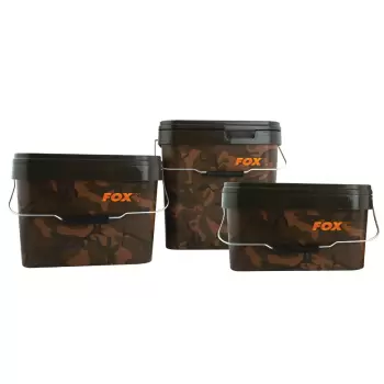 FOX Camo Square Buckets - 17 Litre
