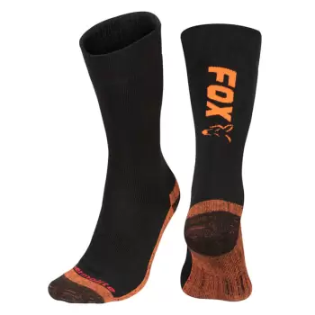 FOX Fox Black / Orange Thermolite long sock 10 - 13 (Eu 44-47)