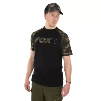 FOX Raglan T-Shirt Black/Camo