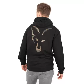 FOX LW Black/Camo Print Zip Hoody