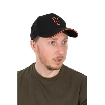 FOX Collection Trucker Cap Black & Orange