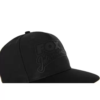 FOX Black/Camo Flat Peak Snapback Cap