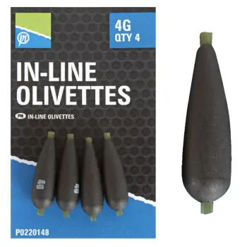 PRESTON In-Line Olivettes - 3.0g