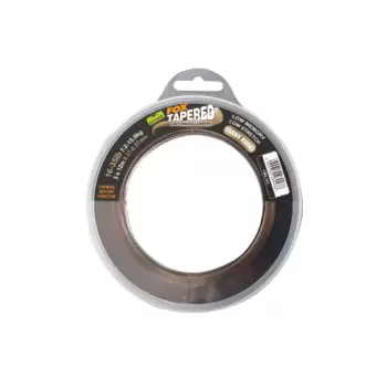 FOX EDGES Soft Tapered Leader - 12-30lb 0.33 - 0.50 Trans Khaki