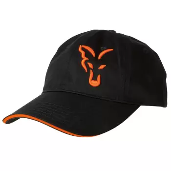 FOX Black & Orange Baseball Cap
