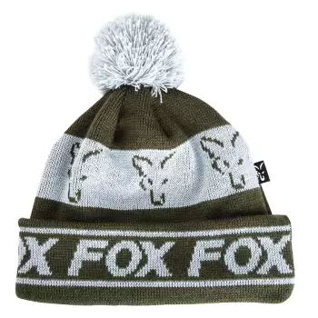 FOX Green & Silver Lined Bobble